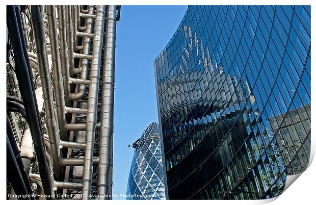 City of London Architecture Print by Howard Corlett