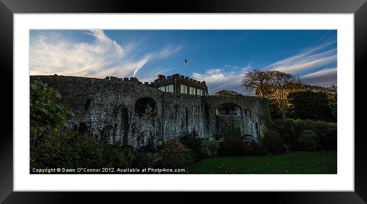 Walmer Castle Framed Mounted Print by Dawn O'Connor