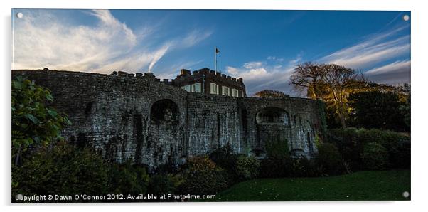 Walmer Castle Acrylic by Dawn O'Connor