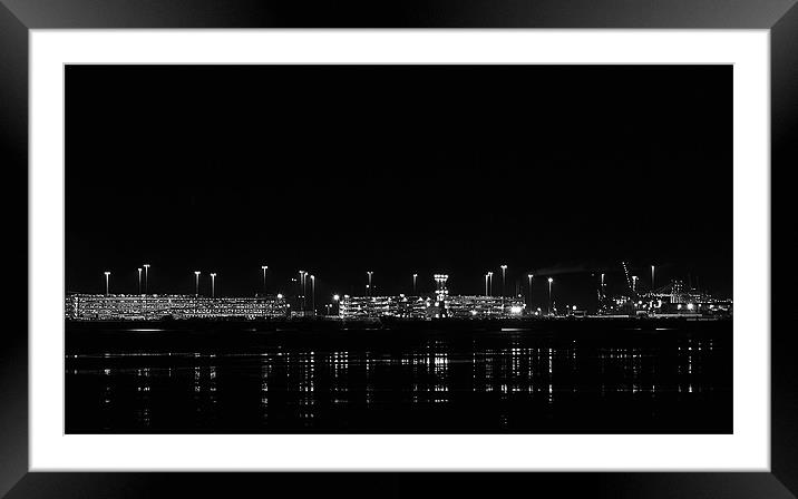 classic southampton night Framed Mounted Print by Donna Collett