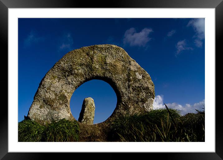 Men-an-tol Framed Mounted Print by keith sutton