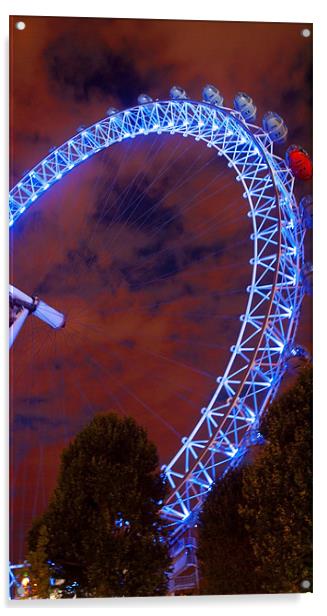 London Eye Acrylic by Clive Eariss