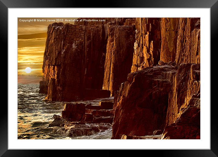 The Cliffs of the Outer Farne Framed Mounted Print by K7 Photography