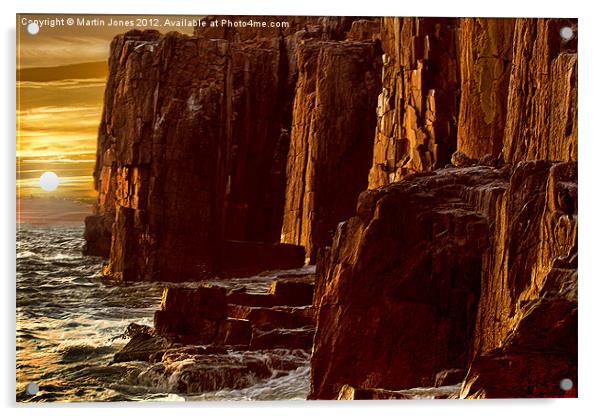 The Cliffs of the Outer Farne Acrylic by K7 Photography