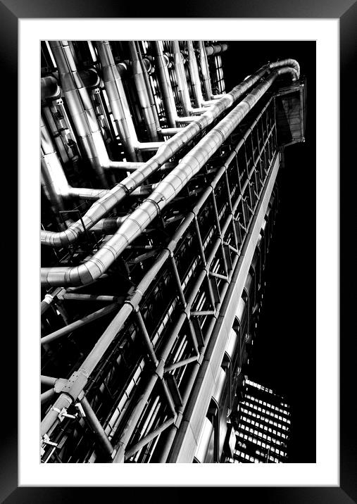 Lloyd's Building London Framed Mounted Print by David Pyatt