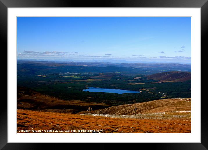 Cairn Gorm Summit View Framed Mounted Print by Sarah George
