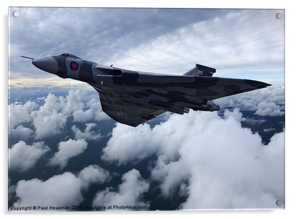Vulcan bomber Acrylic by P H