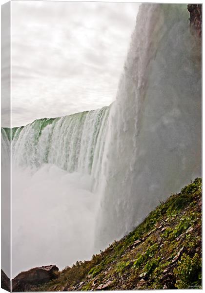 another view of Niagara Canvas Print by jane dickie