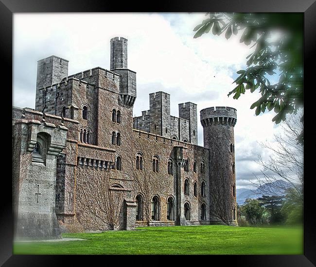 Penrhyn Castle, Anglesey. Framed Print by Brian Spooner