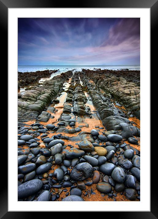 Rocky Road to Nowhere Framed Mounted Print by mark leader
