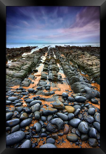 Rocky Road to Nowhere Framed Print by mark leader