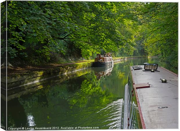 Grand Union Canal in Berkhampsted Canvas Print by Louise Heusinkveld