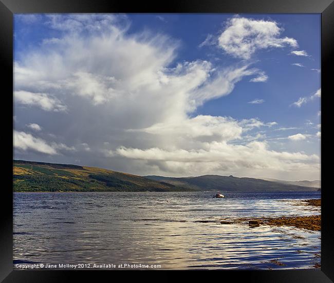 Inverary, Loch Fyne, Scotland Framed Print by Jane McIlroy