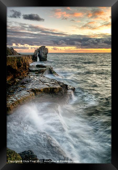 Sunset at the Pulpit (2) Framed Print by Chris Frost