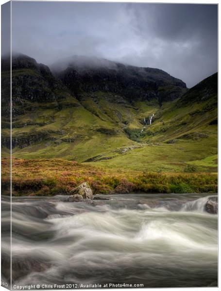 The Long Cascade Canvas Print by Chris Frost