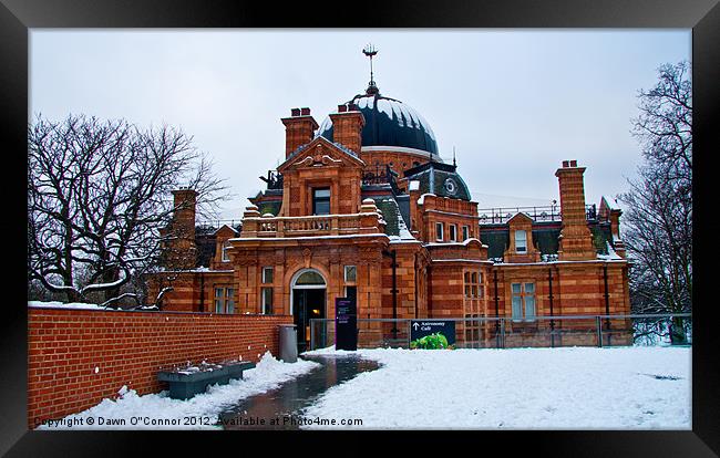 The Royal Observatory, Greenwich Framed Print by Dawn O'Connor