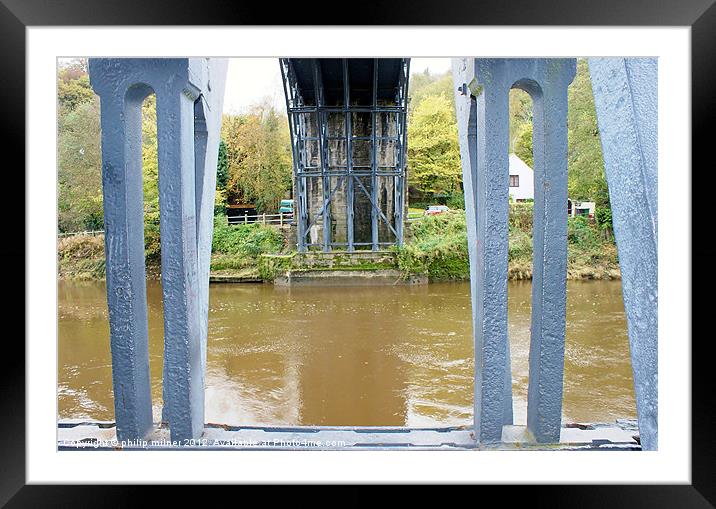 Under The Iron Bridge Framed Mounted Print by philip milner