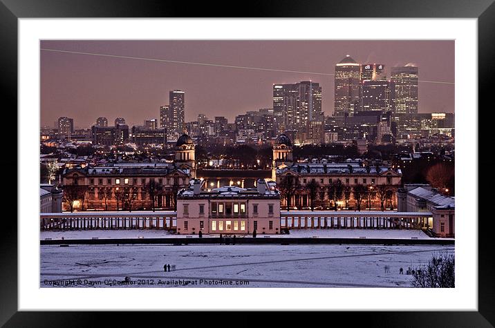 Beautiful Greenwich Framed Mounted Print by Dawn O'Connor