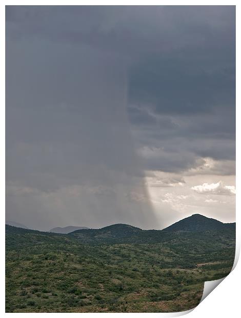 Monsoon Edge Print by mark humpage