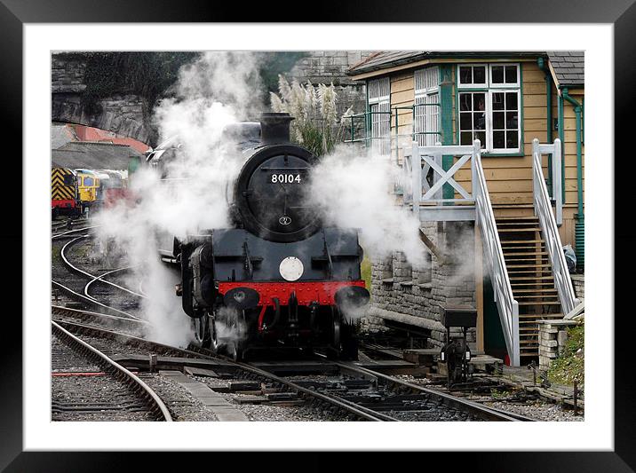 BR Standard Class 4 80104 Framed Mounted Print by Tony Bates