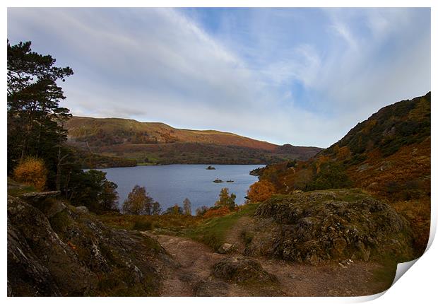 Autumn Pathway Print by Roger Green