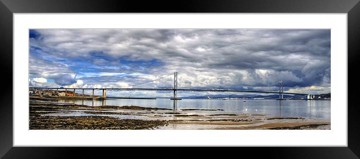 Road Bridge over the River Forth Framed Mounted Print by Tom Gomez