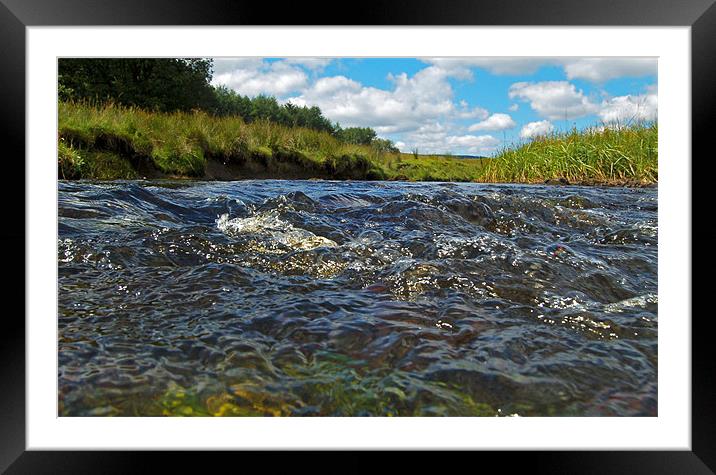 Burnwater Framed Mounted Print by David Wedge