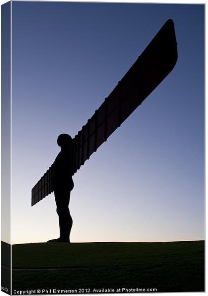 Angel of the North Canvas Print by Phil Emmerson