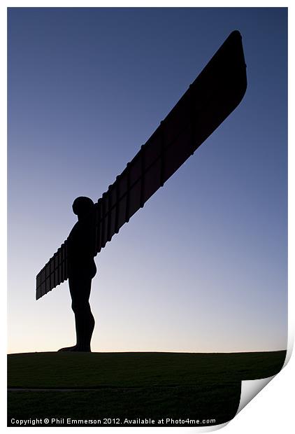 Angel of the North Print by Phil Emmerson