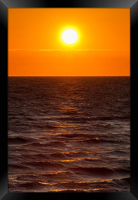 Sunset Framed Print by David Craig Hughes