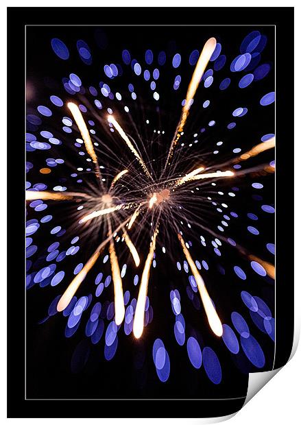 Fireworks Print by Malcolm Smith