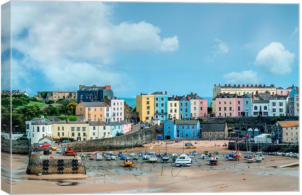 Tenby Canvas Print by World Images
