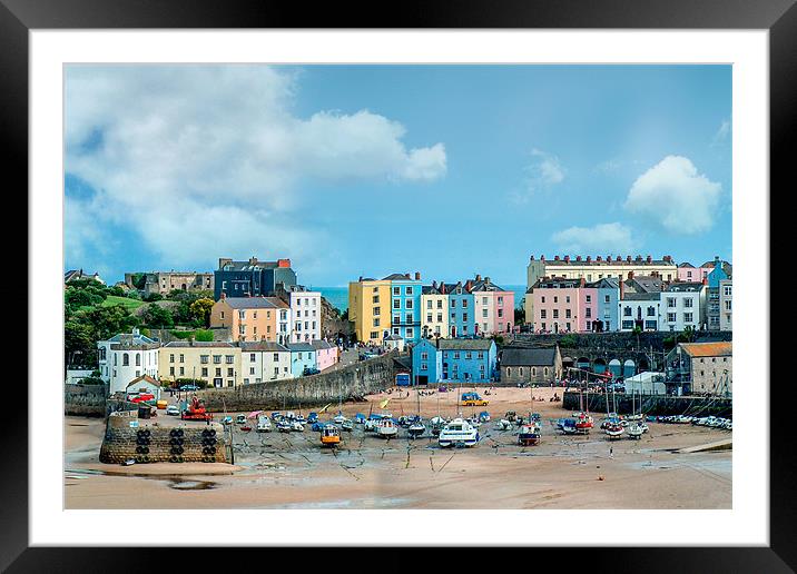 Tenby Framed Mounted Print by World Images