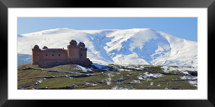 CALAHORA CASTLE Framed Mounted Print by Guido Montañes