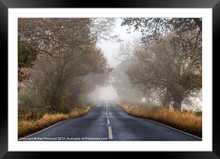 Road To Nowhere II Framed Mounted Print by Ray Pritchard