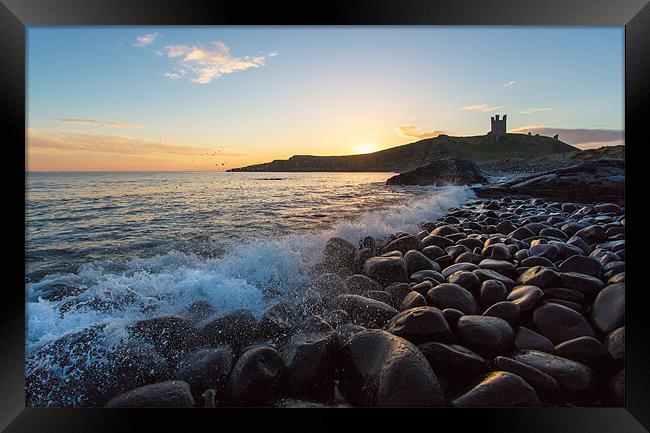 Northumberland Sunrise Framed Print by Paul Appleby