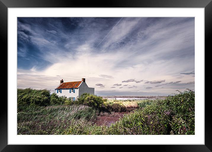 House at Brancaster Staithe Framed Mounted Print by Stephen Mole