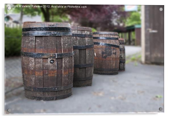 Barrels Acrylic by Valerie Paterson