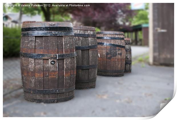 Barrels Print by Valerie Paterson