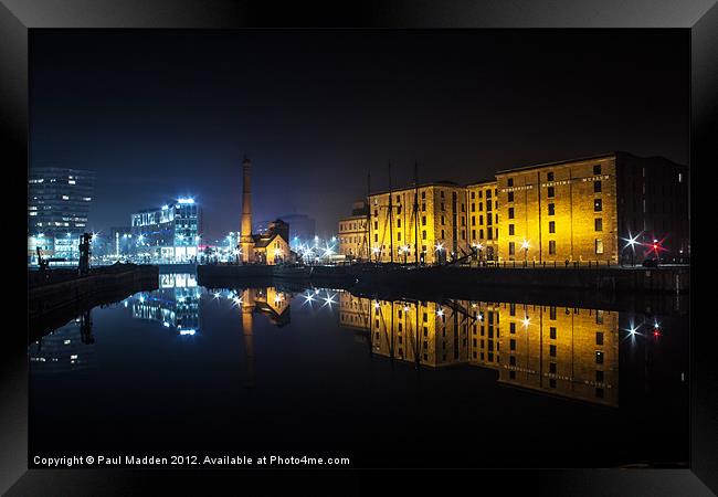 Canning Dock Liverpool Framed Print by Paul Madden