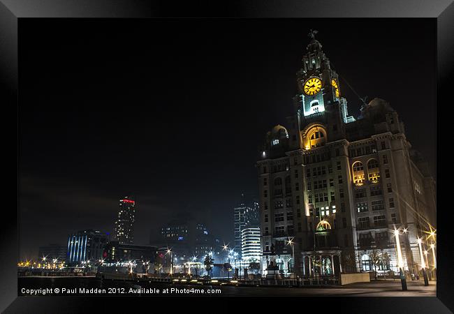 Royal Liver Building Liverpool 2 Framed Print by Paul Madden
