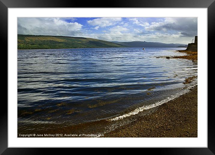 Inverary, Loch Fyne, Scotland Framed Mounted Print by Jane McIlroy