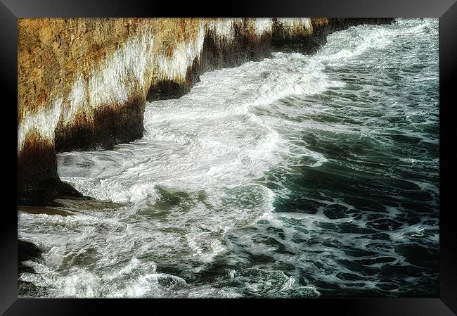 Davenport Beach Framed Print by Mary Lane