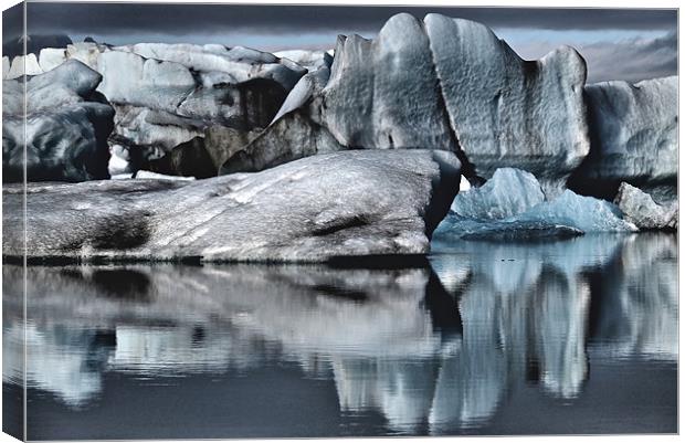 Iceberg Reflections Canvas Print by mark humpage