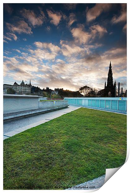 Edinburgh City Print by Keith Thorburn EFIAP/b