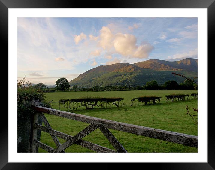 Lake District Framed Mounted Print by Pete Townshend