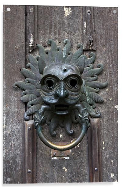 Sanctuary Knocker Acrylic by Northeast Images