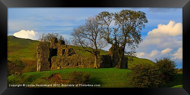 Pendragon Castle, Cumbria Framed Print by Louise Heusinkveld