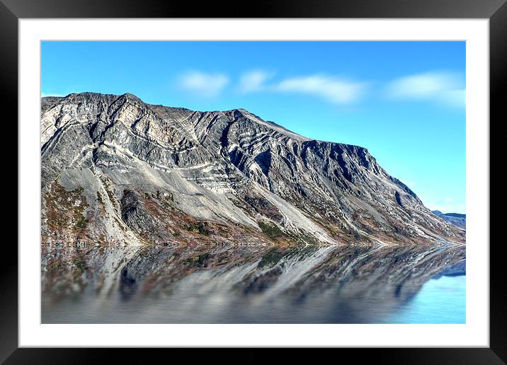 Saglek Fjord Framed Mounted Print by World Images