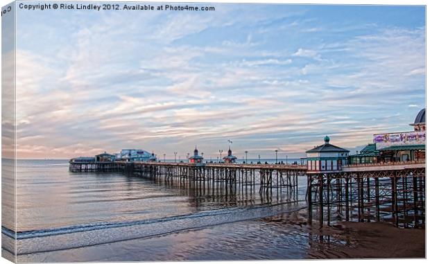 North pier Blackpool Canvas Print by Rick Lindley